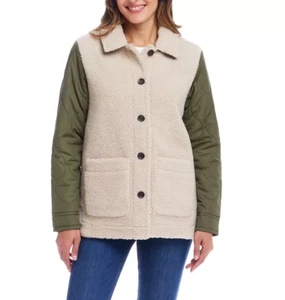 Weatherproof Vintage Ladies' Quilted Mixed Media Jacket, XL - Picture 1 of 4