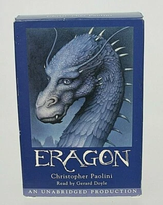 Аудиокнига ERAGON Book 1 Christopher Paolini 2003 набор из 10 кассет без сокращений - Изображение 1 из 4