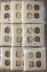 9 Hubbell Ivory 2G Receptacle Wallplate Unbreakable Duplex Outlet Covers NP82I