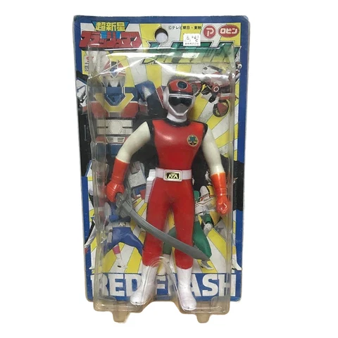 Choushinsei Flashman Chogokin DX Flash Red Figure Robo Robin Toy From Japan Cover