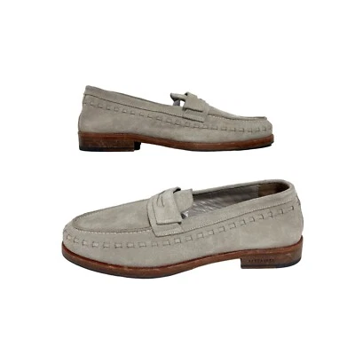 Mocassim Allsaints Sammy Masculino EUR 44/EUA 11 - Camurça Cinza NOVO - Imagem 1 de 4