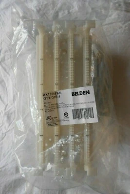 New BELDEN 110 Cross Connect Punch-Down Wiring Block 4 Pair Almond AX100693-S - Image 1 of 4