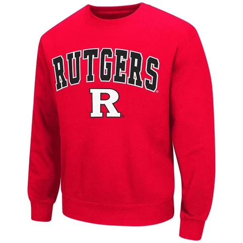 ($55) Rutgers Scarlet Knights ncaa Jersey Sweatshirt Adult MENS/MEN'S (L-LARGE) Cover