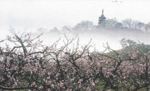Lingyan Hill Pagoda Temple China Postcard Ancient Beauty Xi Shi Free Ship Unused - Picture 1 of 2