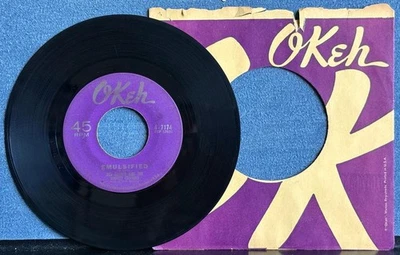 REX GARVIN +THE MIGHTY CRAVERS~EMULSIFIED / GO LITTLE WILLIE~1963 OKEH 7-INCH 45 - Image 1 of 3