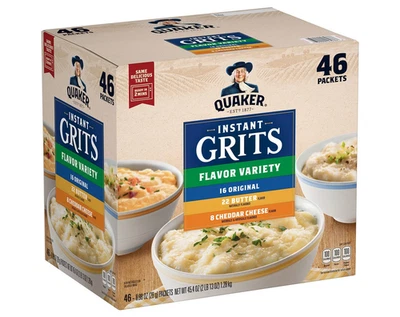 Granos instantáneos Quaker, paquete de variedad 45,4 oz., 46 paquetes Foto 1 de 4