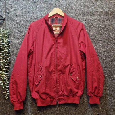 BARACUTA G9 Harrington Jacket – Size 38 – Red  — 第 1/4 张图片
