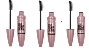 3x Maybelline Lash Sensational Mascara 9,5ml versiegelt schneller Versand sehr schwarz - Bild 1 von 4