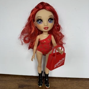 Ruby Anderson Swim & Style Rainbow High Doll Outfit Red Swimsuit Bag Boots Lot - Picture 1 of 8