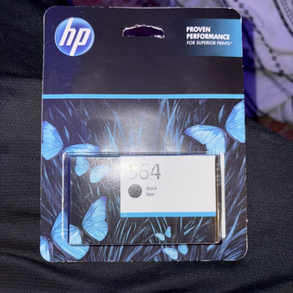 Nuevo cartucho de tinta negro de rendimiento estándar HP 564 (CB316WN#140) genuino Foto 1 de 1