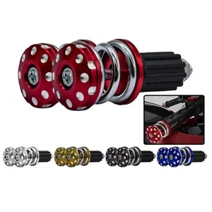 Capuchon Poignées de Guidon 22mm pour Motos Rouge Bleu Jaune pour Conduite en d - Photo 1/17