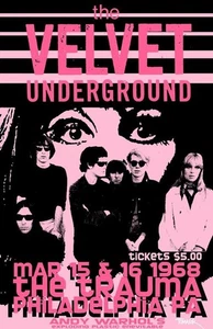 1968 The Velvet Underground US Tour Poster Reproduction 11X17 Philadelphia - Picture 1 of 1