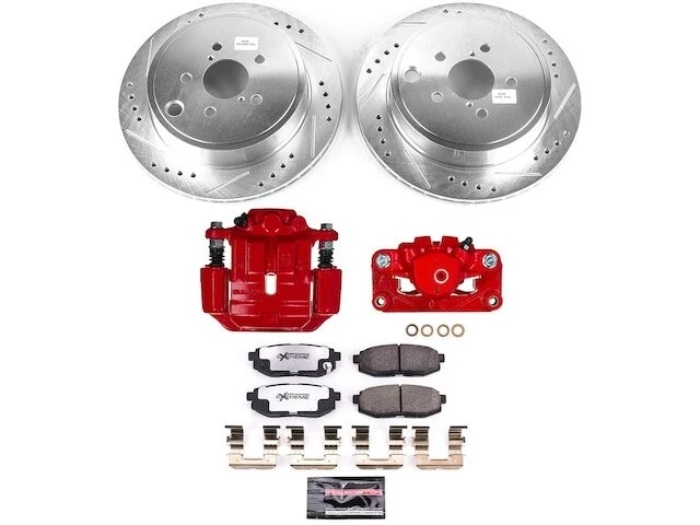 Kit de pastillas de freno trasero y rotor para Subaru Legacy 2010-2014 2011 2012 2013 VX219SR Foto 1 de 1