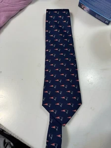 New England Patriots NFL Football Team Krawatte All Over Print blau in Box - Bild 1 von 3