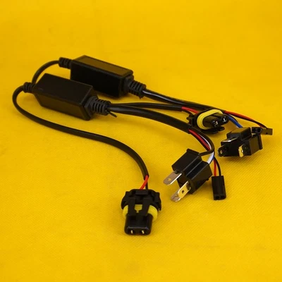 2x Relay Wiring Fit for H4 Hi/Lo HID Bi-Xenon Kit Harness Controller MAX 30A jt - Image 1 of 3