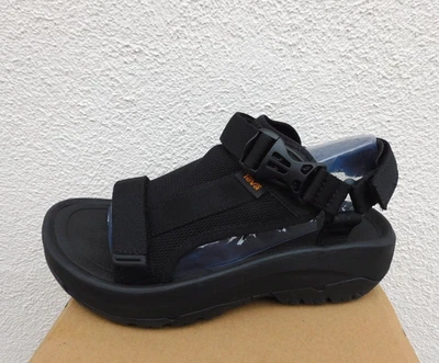 TEVA BLACK HURRICANE AMPSOLE VOLT PLATFORM SANDALS, WOMEN US 9/ MEN US 7  ~NIB - Image 1 of 4