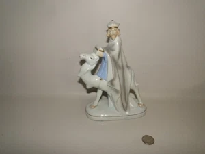 Weiser Mann auf Kamel Weihnachten Kerzenhalter Gipsgeschirr Japan, 8 1/2" hoch, - Bild 1 von 9