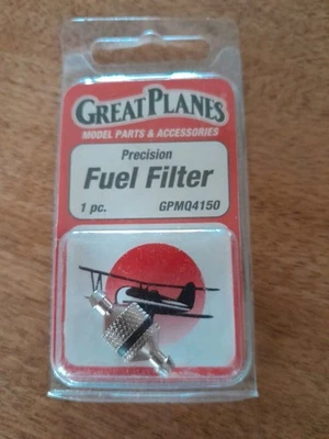 Great Planes Precision Fuel Filter # GPMQ4150, Model Airplanes, New In Package  - Image 1 of 2