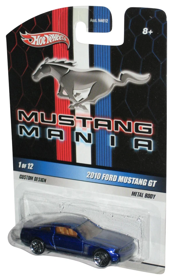 Coche de juguete Ford Mustang GT Hot Wheels Mustang Mania (2009) azul 2010 1/12 Foto 1 de 1