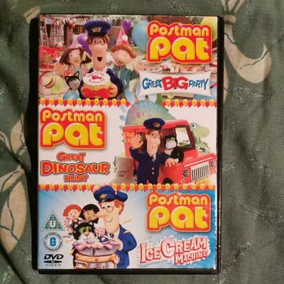 Postman Pat:Great Big Party/Dinosaur Hunt/Ice Cream Machine (3 DVD Set)  - Image 1 of 2