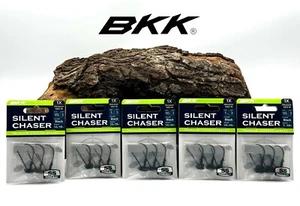 BKK Silent Chaser Draggin' Ned Weedless Black Ned Rig Haken Stand-Up Jighead DA - Bild 1 von 8