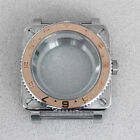Square Watch Case Stainless Steel Sapphire Glass For NH35/NH36/4R/7S Movement