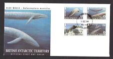 British Antarctic Territory BAT FDC Scott 326-329 2003 WWF Whales