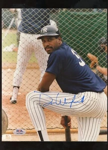 Dave Winfield HOF Yankees 8x10 Autographed Photo PSA Authentic - Picture 1 of 1