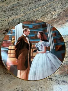 Vintage Gone With the Wind "A Declaration of Love" Collectors Plate From Critics - Picture 1 of 2