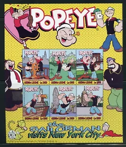 POPEYE LOT OF TWO SHEETS & ONE SOUVENIR SHEET MINT NH - Picture 1 of 2