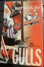 WCHL San Diego Gulls Vintage 2002-03 Hockey Pocket Schedule McDonalds