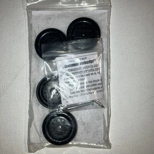 Maximum Velocity Official Pinewood Derby Wheels, Axels Speed Wheels NEW - Picture 1 of 3