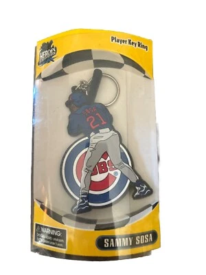 Llavero de béisbol Sammy Sosa MLB Cubs 1998 Crown Pro Heroes of the Locker Room Foto 1 de 2