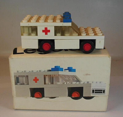 Lego Legoland 600 Krankenwagen Rotes Kreuz gebaut in Box #781 - Bild 1 von 2
