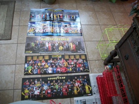 5 DIFFERENT NASCAR Goodyear PosterS 2011-2016 Dale Jr , Jimmy Johnson (NO 2015) Cover