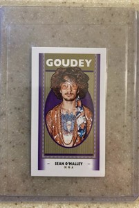 SEAN O’MALLEY 💎MINI-TOBACCO PARALLEL ✨ROOKIE✨CARD!!! UPPER DECK 2019