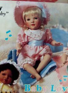 Patricia Rose Porcelain Doll Courtney Paradise Galleries #’d BABY LOVE Musical