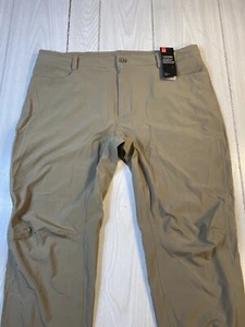 Under Armour Storm Water Repellent Men Pants Tan Size 40/30 NWT! - Picture 1 of 11