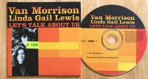 Van Morrison Linda Gail Lewis 'Let's Talk About Us' CD Single Promo Card Sleeve 