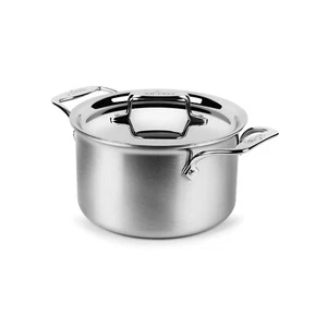 Olla sopera All-Clad D55504 D5 cepillada 5 capas 4 qt Ultimate con tapa - Imagen 1 de 1