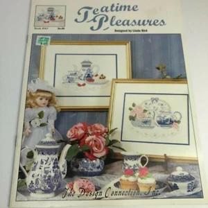 DESIGN CONNECTION "Teatime Pleasures" Counted Cross Stitch Pattern #065 - Picture 1 of 5
