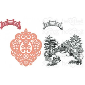 Combo de estampillas y estampillas Heartfelt Creations Cherry Blossom Collection Haven Daydreams - Imagen 1 de 1