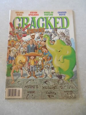 CRACKED Magazine #222, SEPTEMBER 1986, STEVEN SPIELBERG, WHEEL OF FORTUNE! - Image 1 of 2