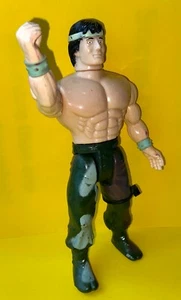Vintage 1985 John Rambo KO action figure -CHOPING ARM WORKS! ---- -w - Picture 1 of 12