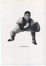 1954 Philadelphia Athletic Team Issue Al Robertson