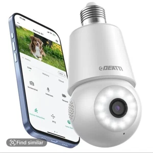 Light Bulb Camera for Home Security, Surveillance Systems, Surveillance Systems - Picture 1 of 8