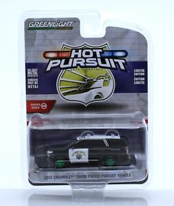 CHASE Greenlight Hot Pursuit 43 Chevy Tahoe CHP California Police Green Machine