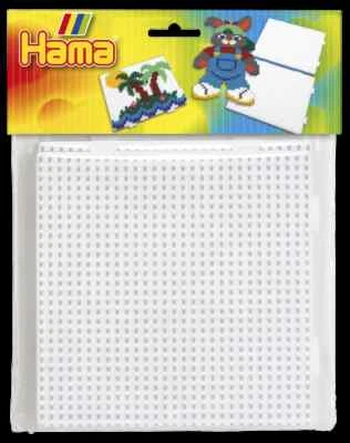 Hama Stiftplatten Midi-Perlen zusammensteckbar 2Stück Bügelperlen Basteln - Bild 1 von 2