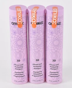 Champú espesante de volumen Amika 3D 9,2 oz lote de 3 - Imagen 1 de 1