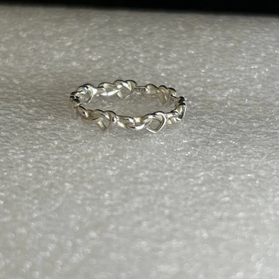 Authentic Pandora 🌟 Knotted Hearts ring🌟 Size 54 🌟 S925 ALE 🌟 198018 - Image 1 of 4